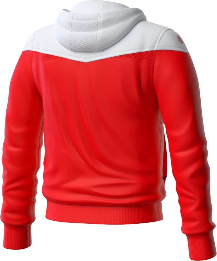 MAD WAVE ROZPINANA BLUZA SPORTOWA JUNIOR PROS RED/WH