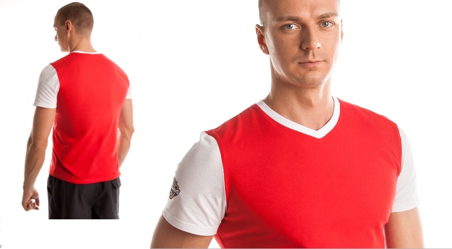 MAD WAVE SPORTOWA KOSZULKA  T-SHIRT PRO red