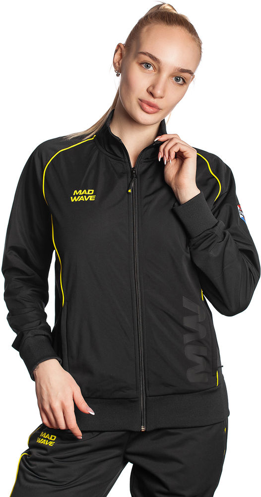 MAD WAVE ROZPINANA BLUZA  TRACK JACKET BLACK