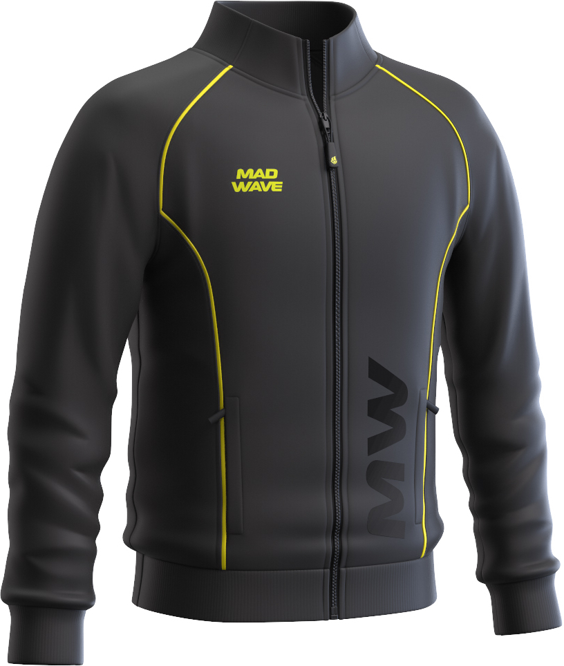 MAD WAVE ROZPINANA BLUZA  TRACK JACKET BLACK