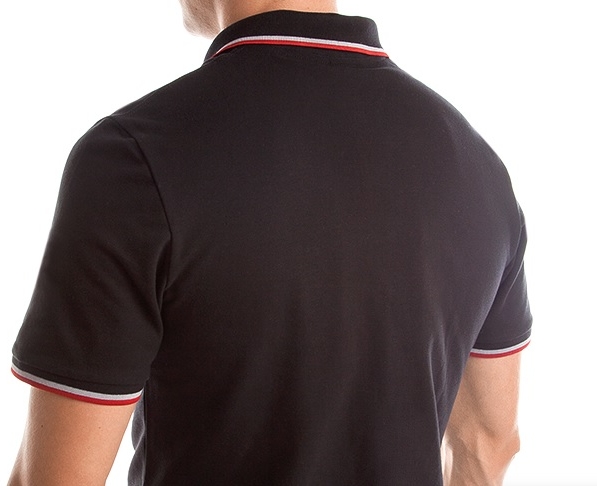 MAD WAVE KOSZULKA POLO SHIRT SOLIDS  BLACK M10230