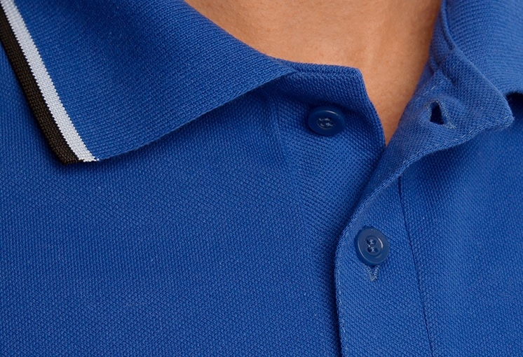 MAD WAVE KOSZULKA POLO SHIRT SOLIDS  BLUE