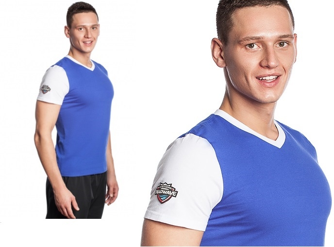 MAD WAVE SPORTOWA KOSZULKA  T-SHIRT PRO blue