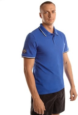 MAD WAVE KOSZULKA POLO SHIRT SOLIDS  BLUE