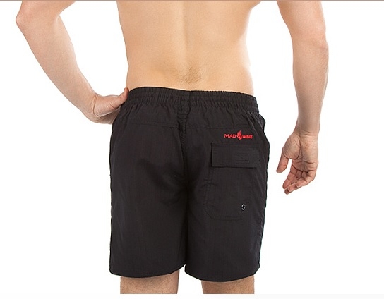 MAD WAVE SPODENKI SWIMMING SHORTS SOLIDS BLACK