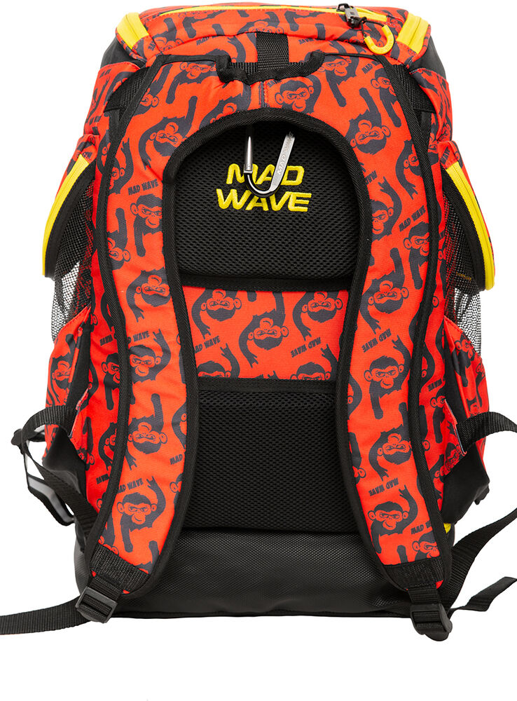 MAD WAVE DUŻY PLECAK BACPACK MAD TEAM RED MAŁPKI  M112503005W