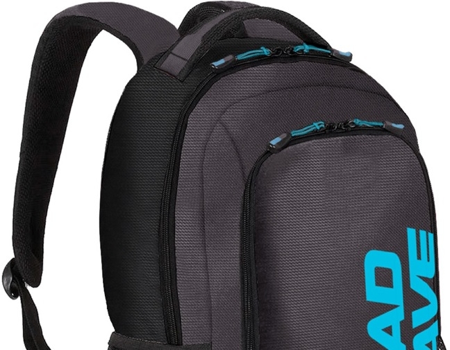 MAD WAVE PLECAK BACKPACK CITY BLACK  42x29x18 cm M112903001
