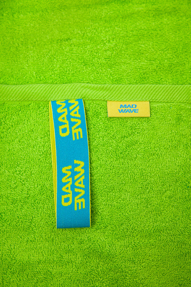 MAD WAVE RĘCZNIK Z MIĘKKIEJ BAWEŁNY FROTTE ZIELONY  50*100CM M076201110W