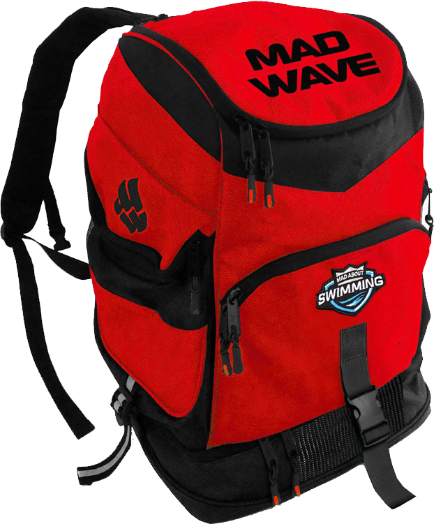 MAD WAVE DUŻY PLECAK BACPACK MAD TEAM  RED M11230105W