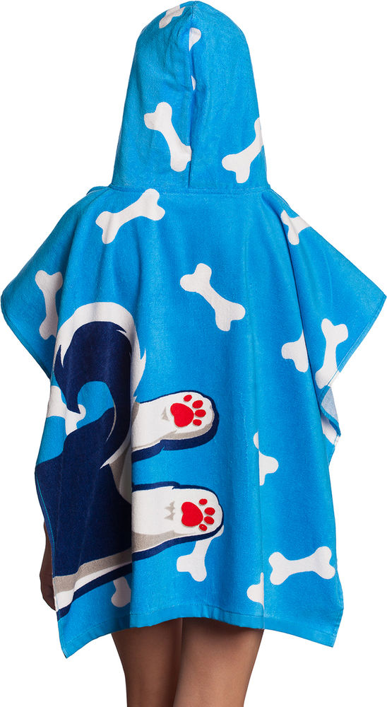 MAD WAVE  HUSKY PONCHO,  RĘCZNIK  70 x 130cm blue  M076002000W