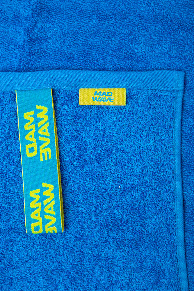 MAD WAVE RĘCZNIK Z MIĘKKIEJ BAWEŁNY FROTTE NIEBIESKI  50*100CM M076201104W