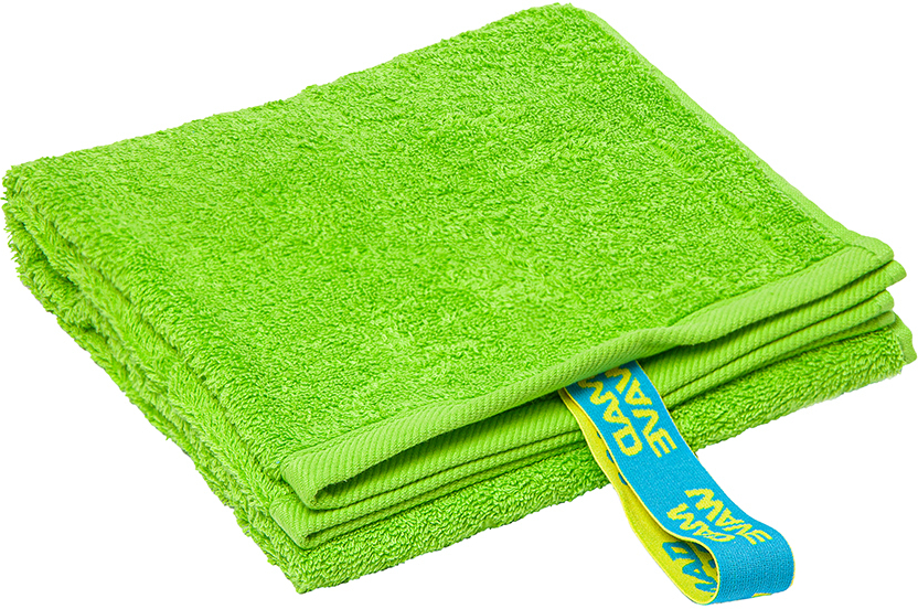 MAD WAVE RĘCZNIK Z MIĘKKIEJ BAWEŁNY FROTTE ZIELONY  50*100CM M076201110W