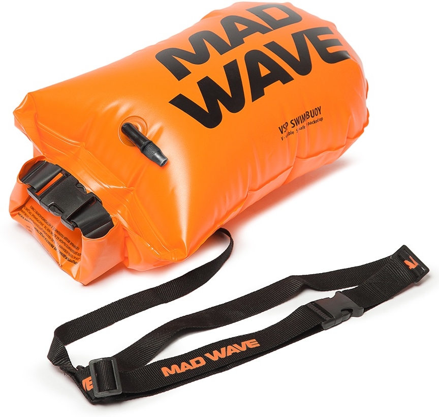 MAD WAVE DMUCHANA BOJA ASEKURACYJNA VSP Swim Buoy orange M204001007W
