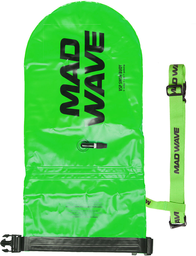 MAD WAVE DMUCHANA BOJA ASEKURACYJNA VSP Swim Buoy green M204001010W