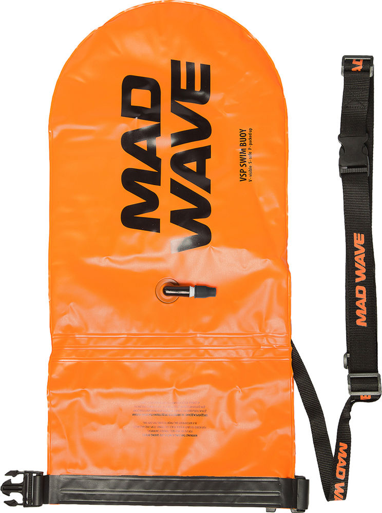 MAD WAVE DMUCHANA BOJA ASEKURACYJNA VSP Swim Buoy orange M204001007W