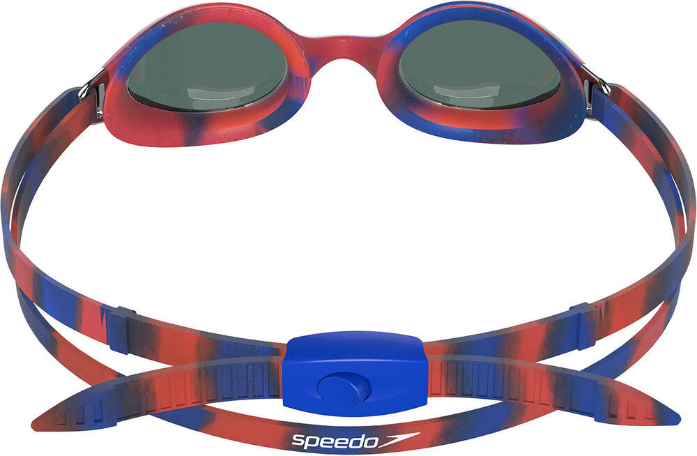 SPEEDO OKULARY PŁYWACKIE JUNIOR HYPE FLYER MIRROR  8-7750316411 NAVY/RED/GREY