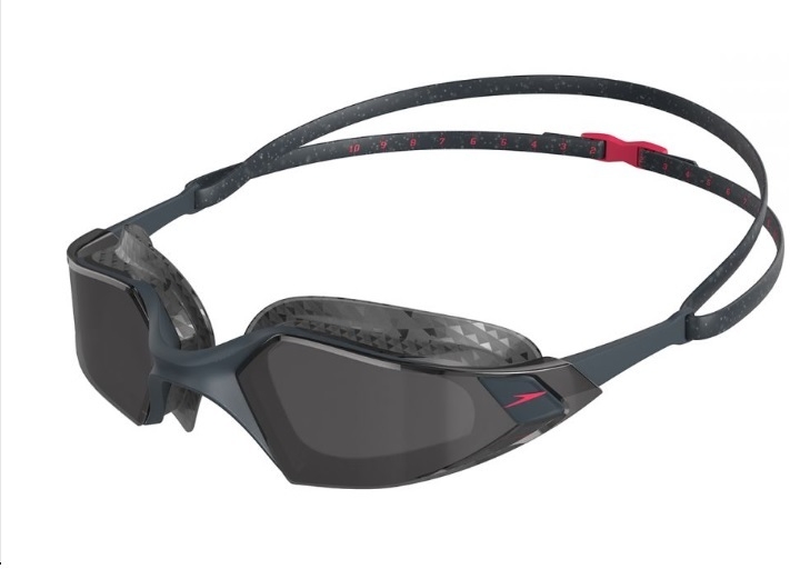 SPEEDO OKULARY PŁYWACKIE AQUAPULSE PRO GOG AU oxid grey phoenix red smoke 8-12264D640