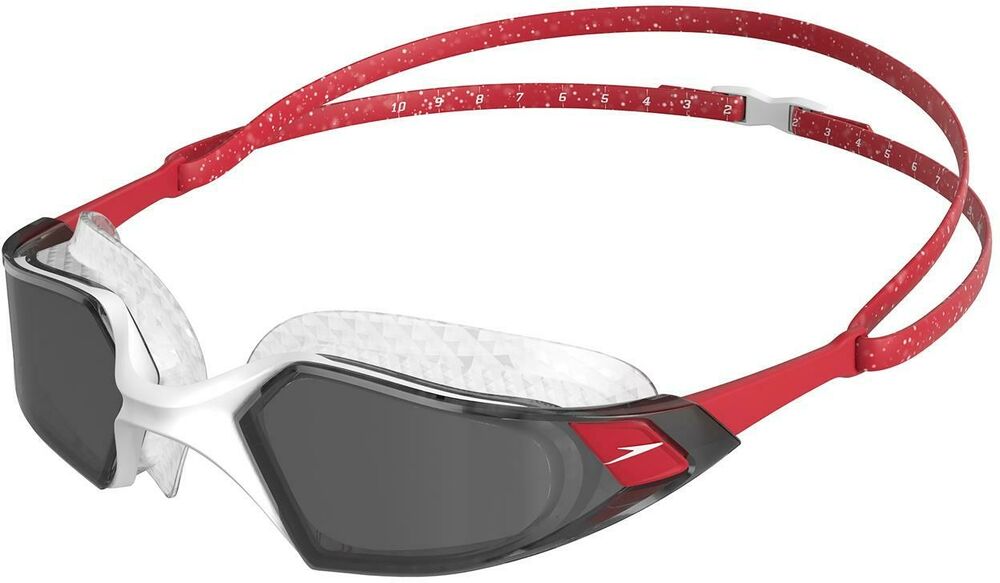 SPEEDO OKULARY PŁYWACKIE AQUAPULSE PRO GOG AU FED RED WHITE LIGHT SMOKE  8-1226414460