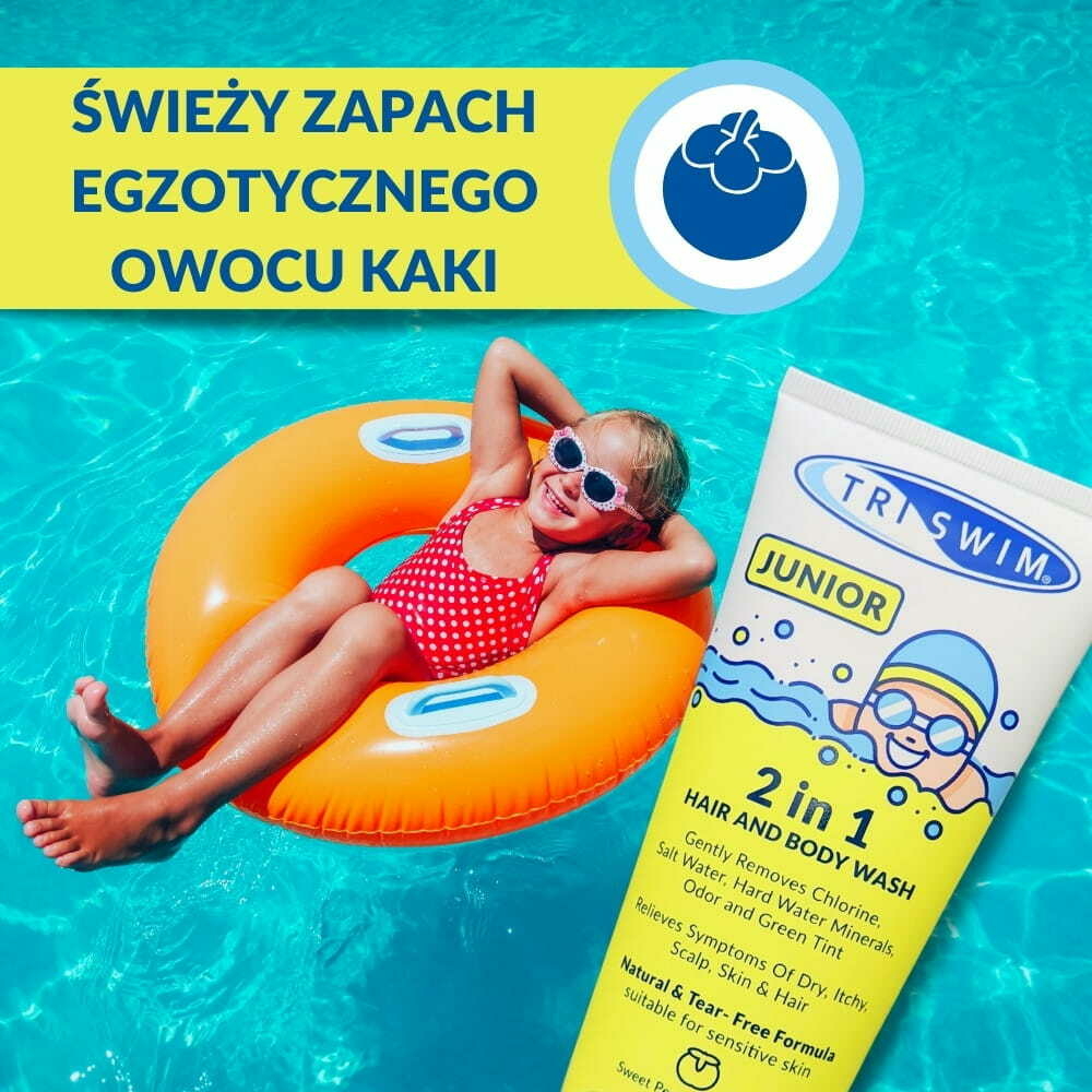 TRISWIM  JUNIOR HAIR AND BODY WASH 200ml neutralizujący chlor